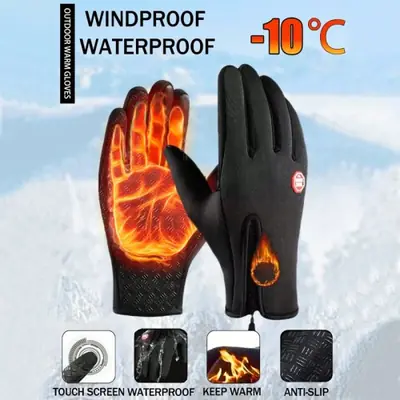 Image de Gants Hiver Écran Tactile - Chauds, Imperméables & Antidérapants