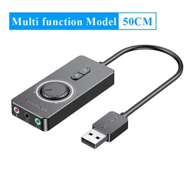 Image de Adaptateur Audio USB 3.5mm - Carte Son Externe