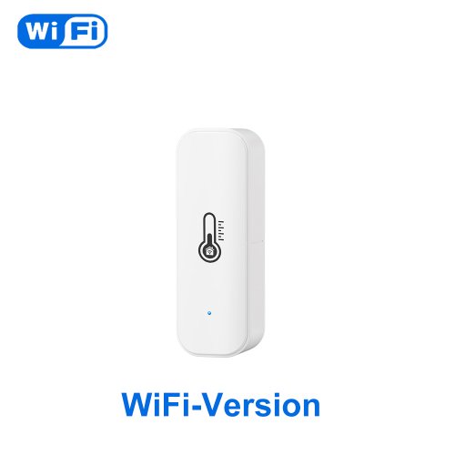 Afbeelding van Tuya Smart WiFi Zigbee Temperatuur- en Vochtigheidssensor met Binnenthermometer en Hygrometer – Automatische Monitoring via Alexa en Google Home