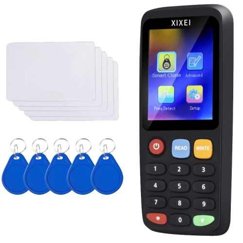 Imagen de Lector de Tarjetas Inteligentes X7 con Copiadora y Clonadora de Llaves RFID, Duplicador de Tarjetas IC, Grabador de Insignias 125kHz y Programador NFC 13.56 MHz