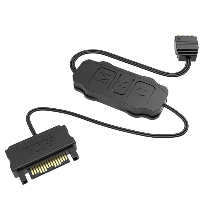 Image de Contrôleur ARGB 5V 3 Broches - Hub RGB pour PC
