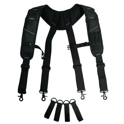 Image de kunn bretelles de ceinture à outils rembourrées pour charpentier construction électricien travail avec boucles de fixation pour hommes