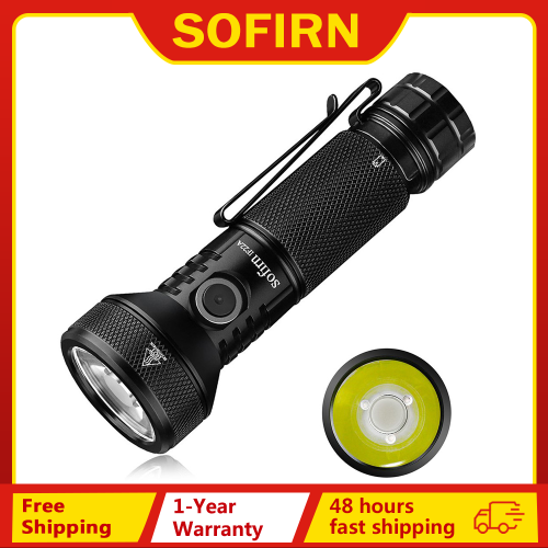 Immagine di Torcia Potente SOFIRN IF22A - 2100 Lumen, Ricaricabile USB-C
