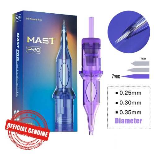 Premium Tattoo-Nadeln RLT Taper 7mm – 20 Stück für Linien & Schattierung