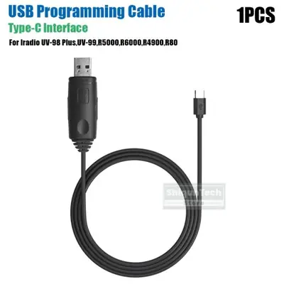 Image de Câble USB IRadio UV-98 Plus - Interface Type-C pour Talkie-Walkie