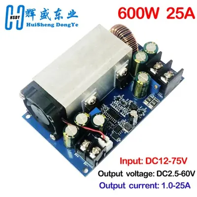 Image de Convertisseur DC-DC Buck 600W 25A - Régulation Précise & Stable