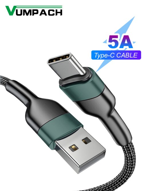 Immagine di Cavo USB-C 5A Rapido – Ricarica Veloce e Trasferimento Dati