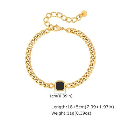 Image de Bracelet Chaîne Cubaine Homme - Tendance & Robuste