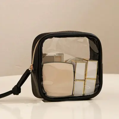 Image de Trousse de Maquillage Transparente Ultra-Pratique