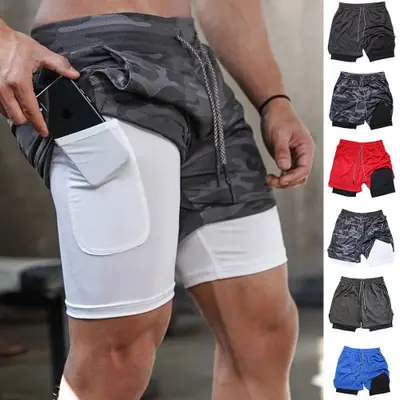 Image de Short 2 en 1 Homme Performance Sport
