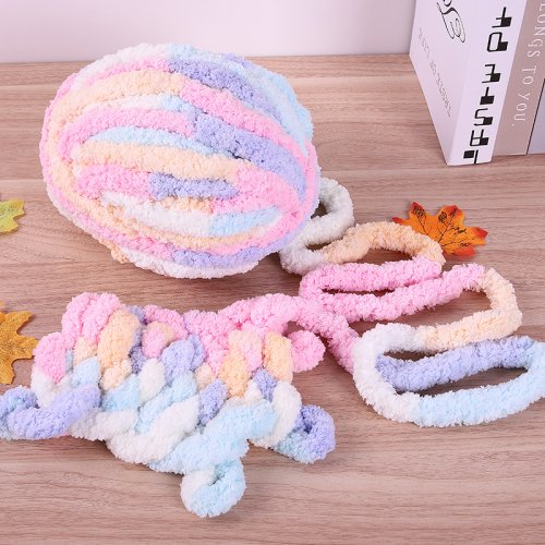 Afbeelding van Extra Dik IJsgaren van 250 Gram – Zacht Chenille Garen voor Handbreien, Dekens, Kussens, Huisdierbedden en IJslandse Sjaals – Perfect voor DIY Projecten