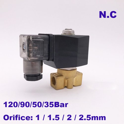 Zdjęcie Zawór Elektromagnetyczny 1/4 BSP – Wysokociśnieniowy, 12V/24V DC