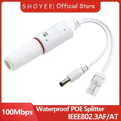 Image de Adaptateur PoE IP67 48V vers 12V pour Caméra CCTV Extérieure