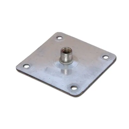Image de Plaques de fixation pour pieds coudés - 4 pièces