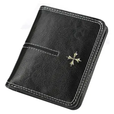 Image de Portefeuille Femme en Cuir PU - Élégant & Pratique