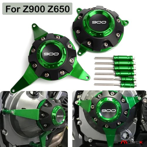 Zdjęcie Ochrona Silnika dla Kawasaki Z900, Z650 – Aluminiowy Stojan