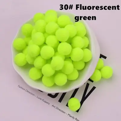 Image de Mini Boules de Pompons Colorées - Décoration & Bricolage