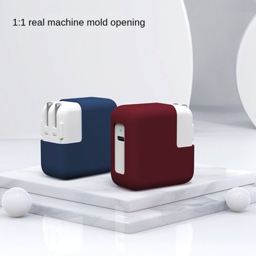 Imagen de Funda Protectora de Silicona Elástica para Adaptador de Corriente 30W y 45W, Anticaídas, A Prueba de Golpes y Polvo, Compatible con MacBook