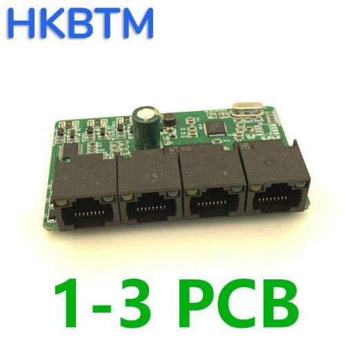 Immagine di HKBTM Estensore PoE a 4 porte Ripetitore poe impermeabile per prolunga di trasmissione porta IP per telecamera IP NVR con switch POE
