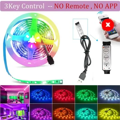 Image de Bande LED WiFi RGB 5V USB - Éclairage de fond TV & Musique