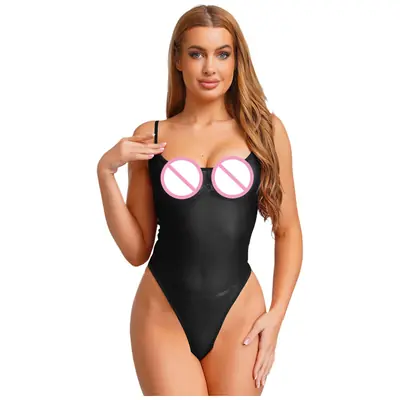 Image de Monokini Transparent Sexy - Maillot de Bain Une Pièce String Extrême