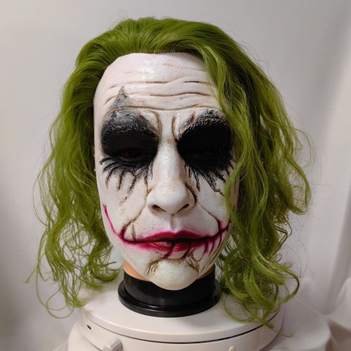 Imagen de Máscara de Joker con Pelo Verde - Disfraz de Cosplay para Adultos