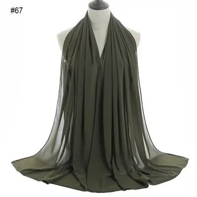 Image de Hijab en Mousseline de Soie - Élégance et Confort