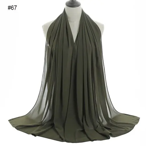 Image de Hijab en Mousseline de Soie - Élégance et Confort