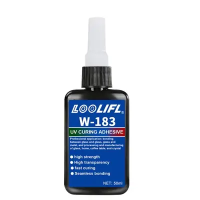Image de Colle UV Ultra-Forte 50ml - Soudure Verre, Cristal & Métal
