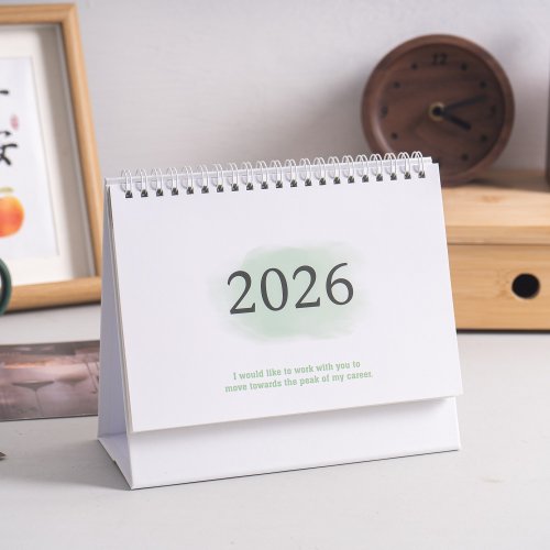 Bild von 2026 Neuer Tischkalender, großer englischer Kalender, Bücher, jährliche To-Do-Liste, monatlicher Tagesplaner, Zeitmanegement