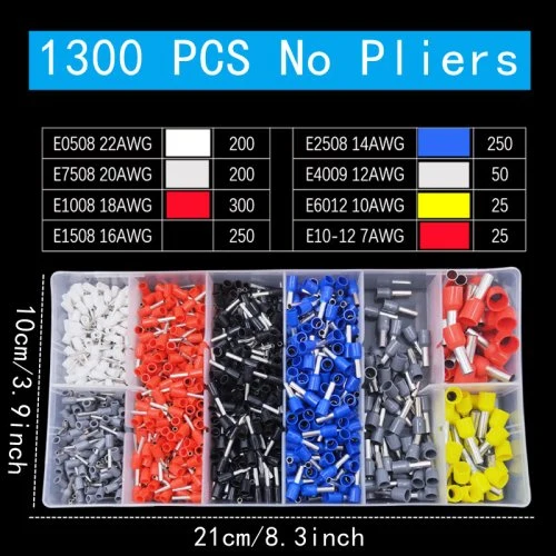 1300pcs no pinza