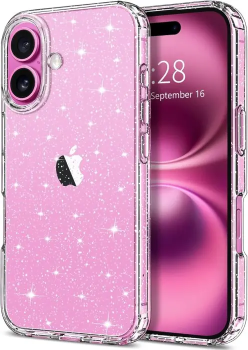 Image de Coque pour iPhone Transparente Paillettes