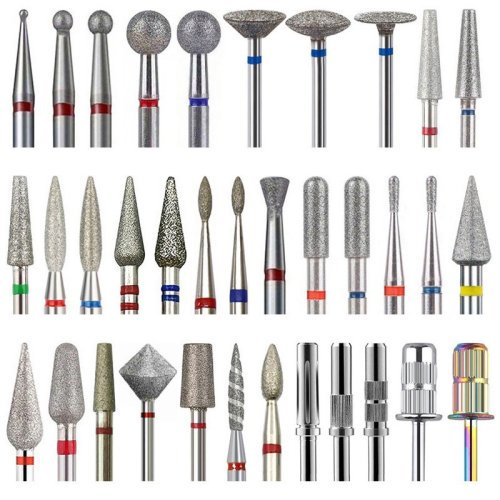 Afbeelding van Diamantfrees Nagelboren Set voor manicure accessoire Pedicure Elektrische machine Nagelbit Borstel Burr Tool