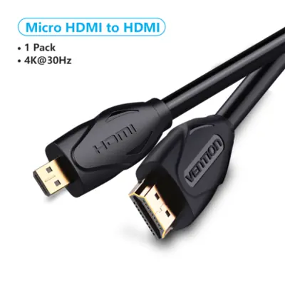 Image de Câble HDMI Mini vers HDMI 4K - Compatible GoPro, Sony, Smartphone