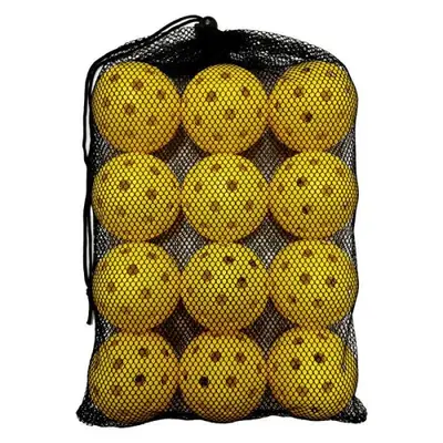 Image de Balles de Pickleball 12 Pièces - 74mm, 26g, Idéales pour Compétition