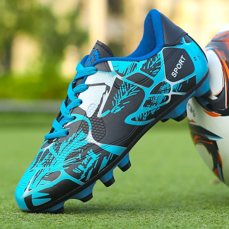 Image of Lightweight Non-Slip Soccer Cleats for Kids and Adults – Professional Football Boots for Grass Fields, Ideal for Training and Matches