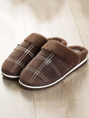 Image de Pantoufles Homme Confortables & Chaudes - Taille 40 à 50