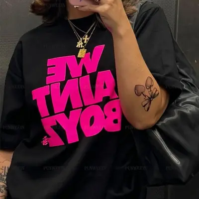 Image de T-Shirt Femme Vintage Y2K Punk Harajuku