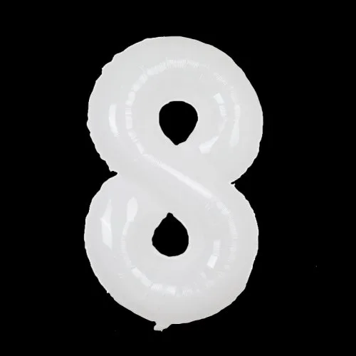 Biały numer 8