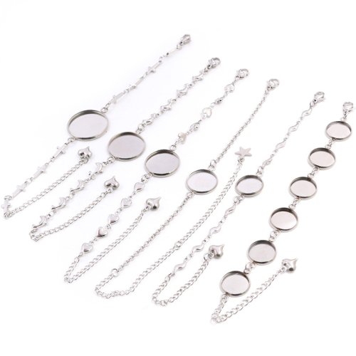 Image de Bracelet en Acier Inoxydable 316 - 2 Pièces pour Montre ou Bijoux