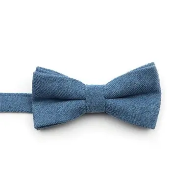 Image de Noeud Papillon Uni Effet Daim - Adulte, Enfant ou Ensemble