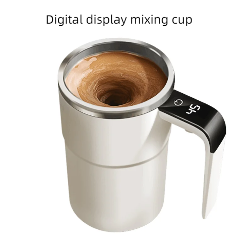 Bild von 380ML Elektrische Kaffee Selbst Mischen Becher IP67 Wasserdichte BPA-freies Kaffee Rühren Becher Wie...