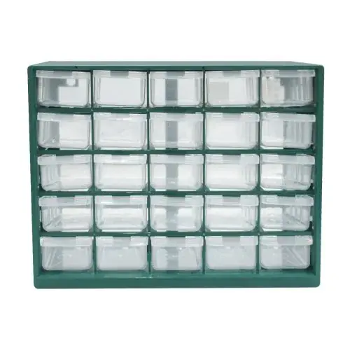 Image de Boîte de Rangement 25 Tiroirs - Organisation Optimale pour Outils et Composants