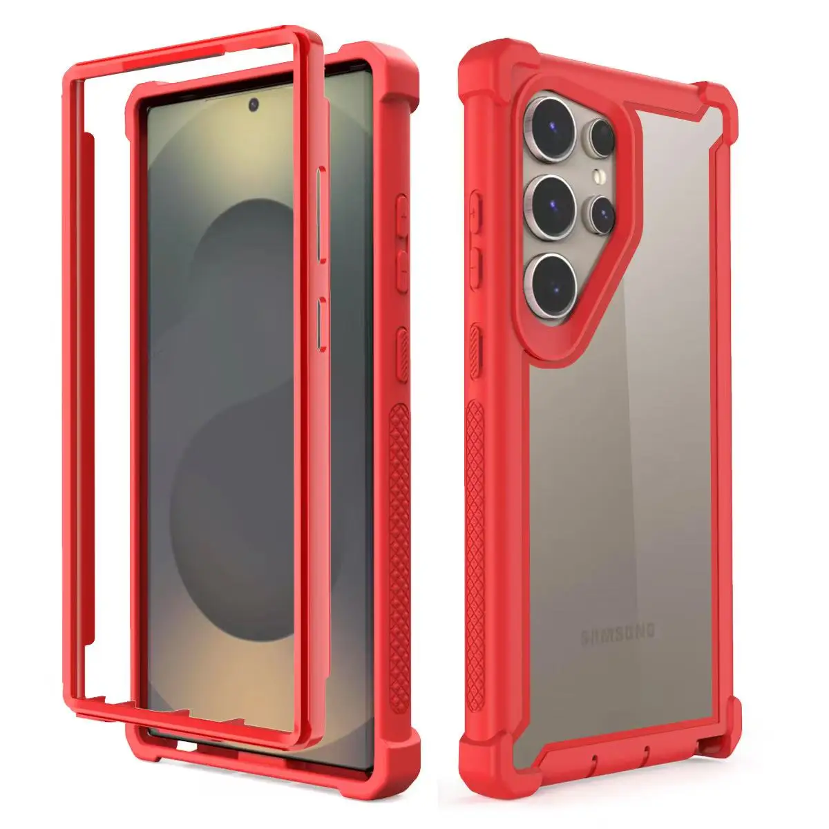 Afbeelding van Luxe en stevige anti drop en schokbestendige beschermhoes voor Samsung Galaxy S25 S22 S23 S24 Ultra Plus FE A15 A06 A35 cover
