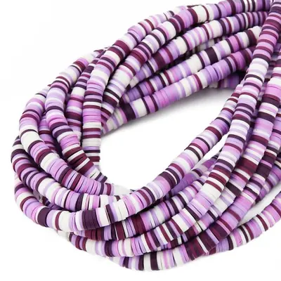Image de Perles en Argile Polymère 6mm - 350 Pièces Colorées