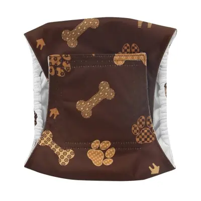 Image de Couches Lavables pour Chien Mâle - Élégantes & Réutilisables