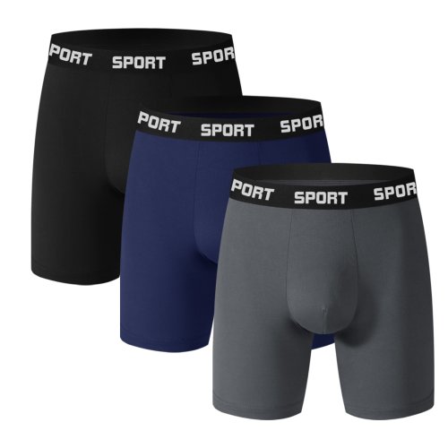 Imagen de Calzoncillos Deportivos para Hombre con Cintura Media, Alta Elasticidad y Protección Antihongos - Pantalones Cortos Cómodos y Transpirables en Diseño Sólido