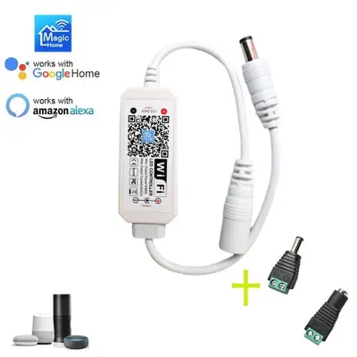 Image de Contrôleur LED WiFi Intelligent - Variateur Lumière avec App & Voix