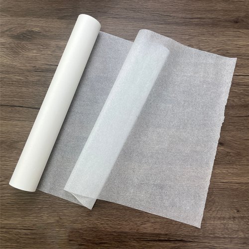 Zdjęcie 20-metrowy,超 cienki papier do kaligrafii w stylu starożytnym z motywem skrzydła cykady, biały, pergaminowy papier ryżowy do kopiowania i rysowania linii – idealny do praktyki kaligrafii chińskiej
