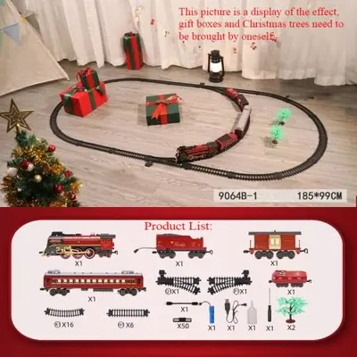 Image de Train Télécommandé Noël - Lumière & Son